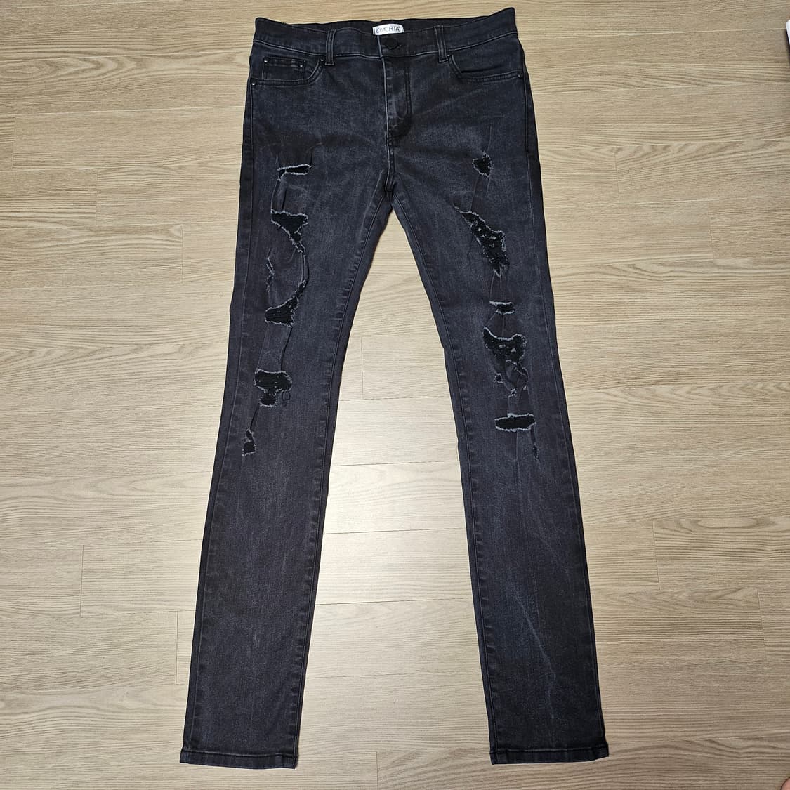 오메르타(OMERTA) 워싱 디스진 블랙 상품이미지1