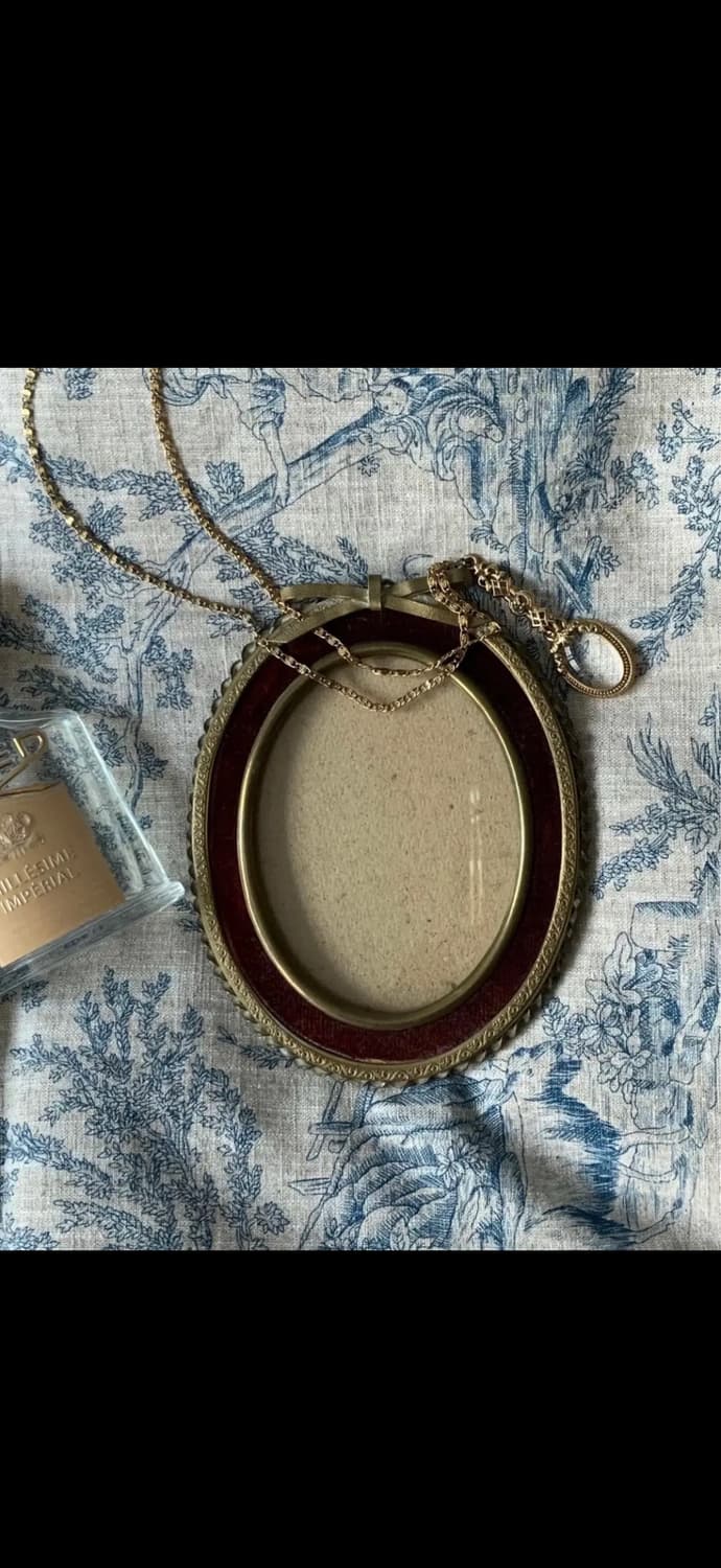 앤틱 브라스 오발액자  상품이미지3