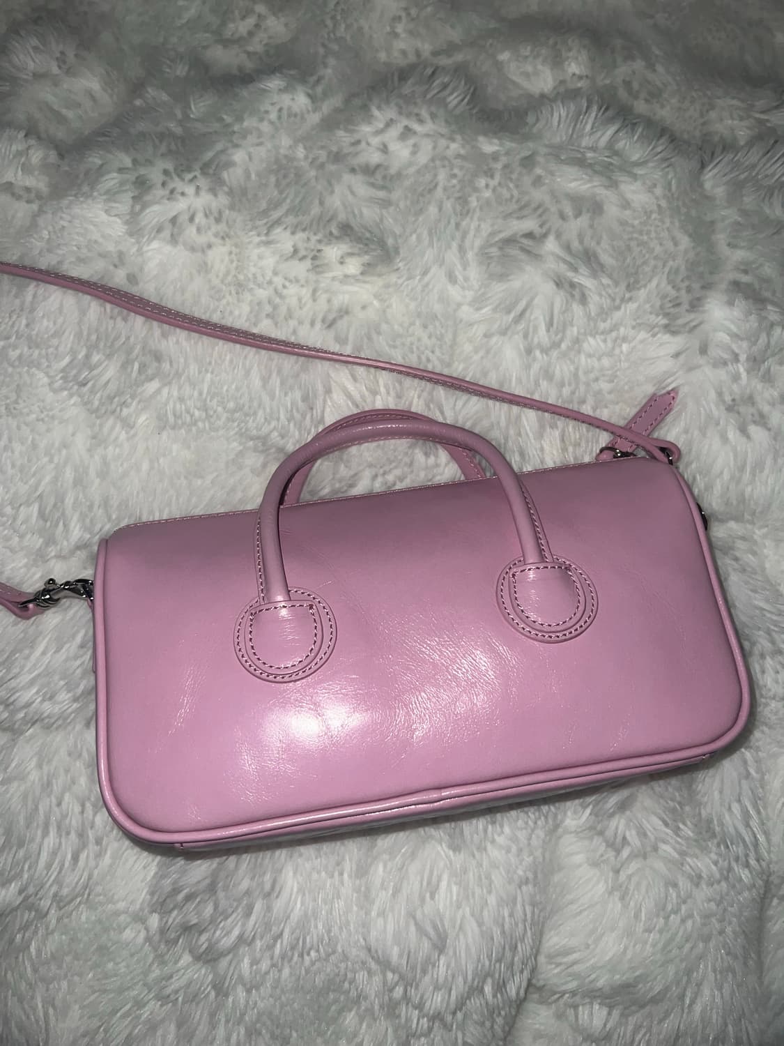 마지셔우드 지퍼스몰백 핑크 상품이미지2