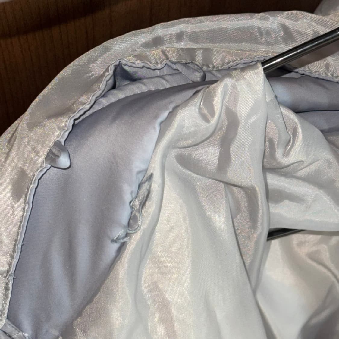 오호스 롱 푸퍼 패딩 블루그레이 상품이미지4