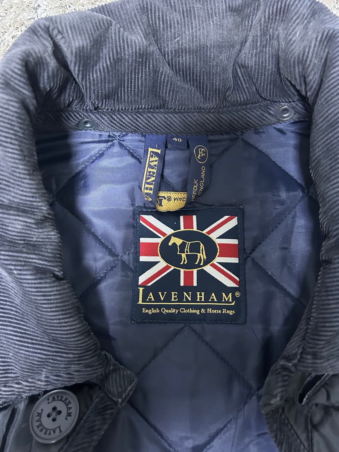 영국제 LAVENHAM 퀼팅 자켓 사이즈 105-110 상품이미지4