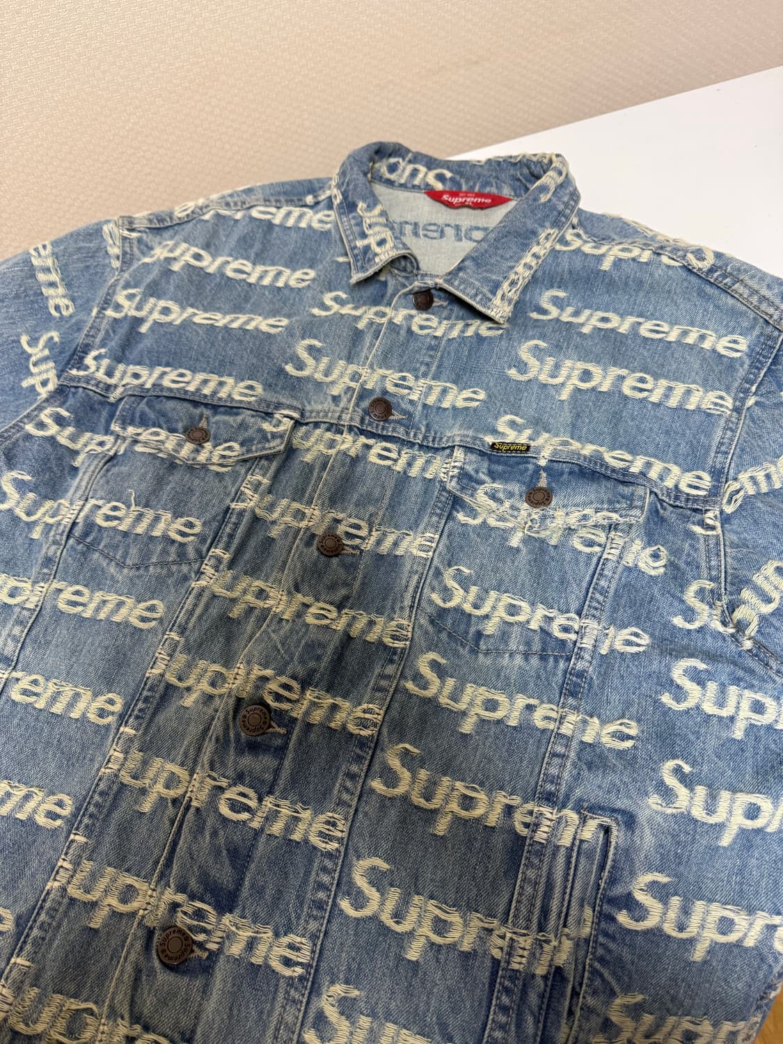 슈프림 프레이드로고 자켓 상품이미지1