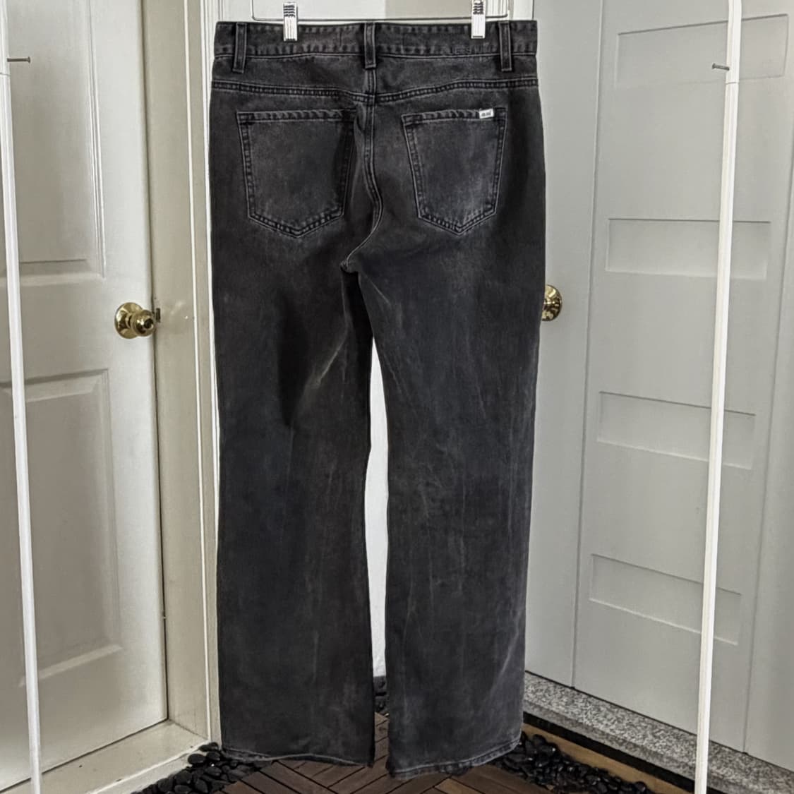 워시드 블랙 데님 셋업(리바이스+게스) 상품이미지8