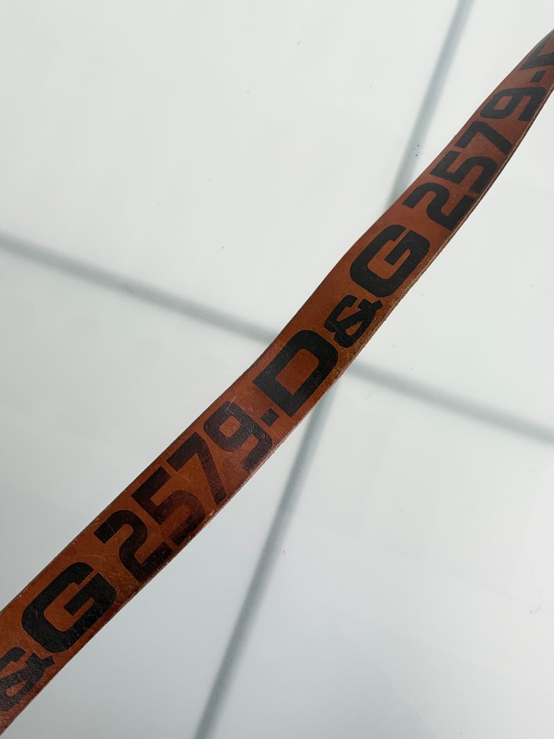 2000‘s 돌체앤가바나 로고 레더 벨트 상품이미지4