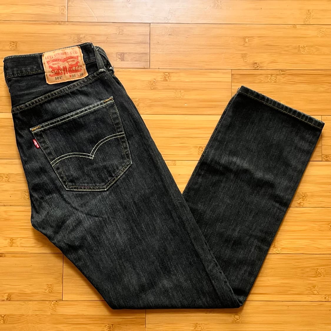 리바이스 501 블랙진 데님팬츠 W31 L30 상품이미지1