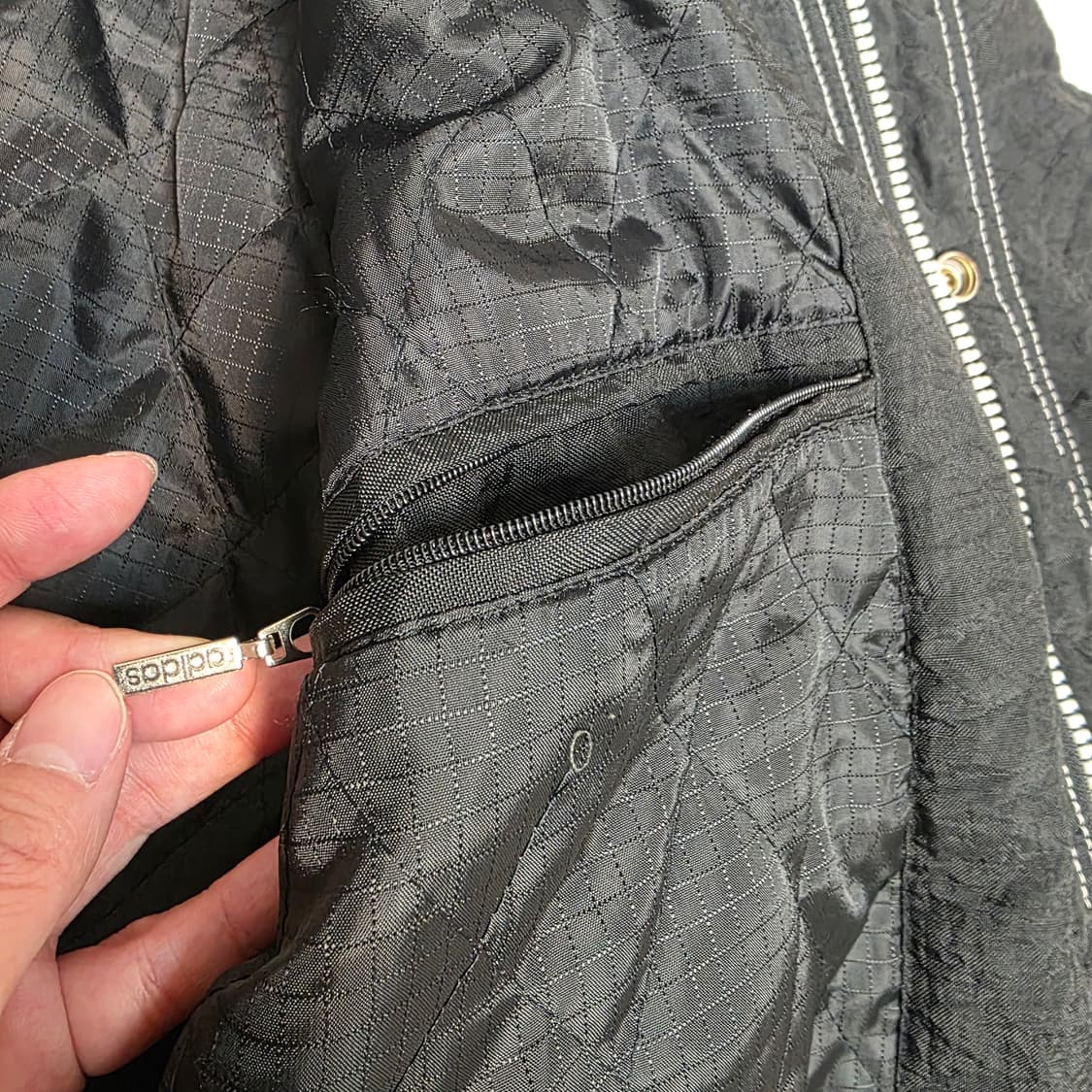 [아디다스] 경량 패딩 자켓 90s 스틱맨 레어템  상품이미지9