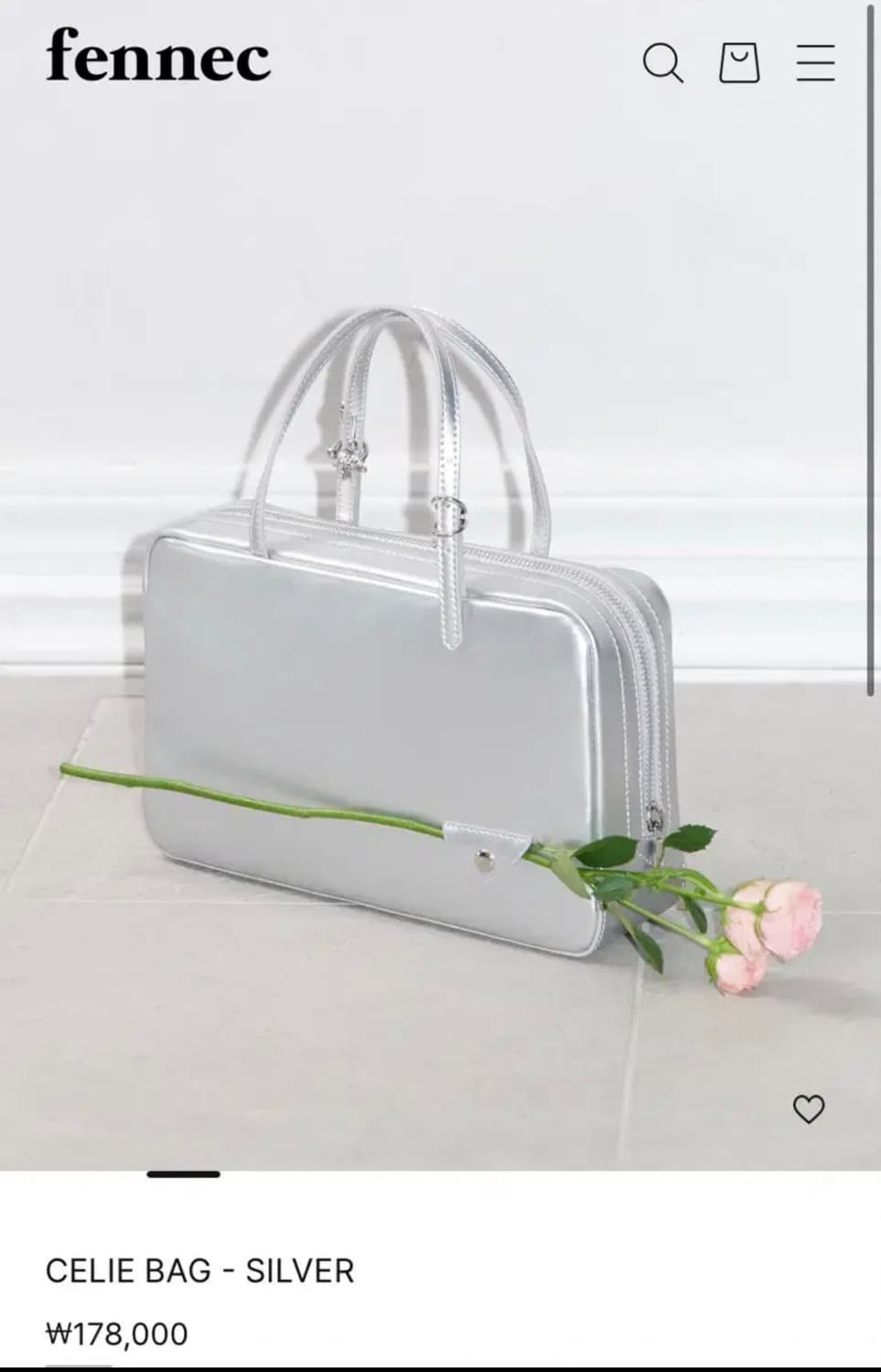 페넥 Celie bag 실버 상품이미지1