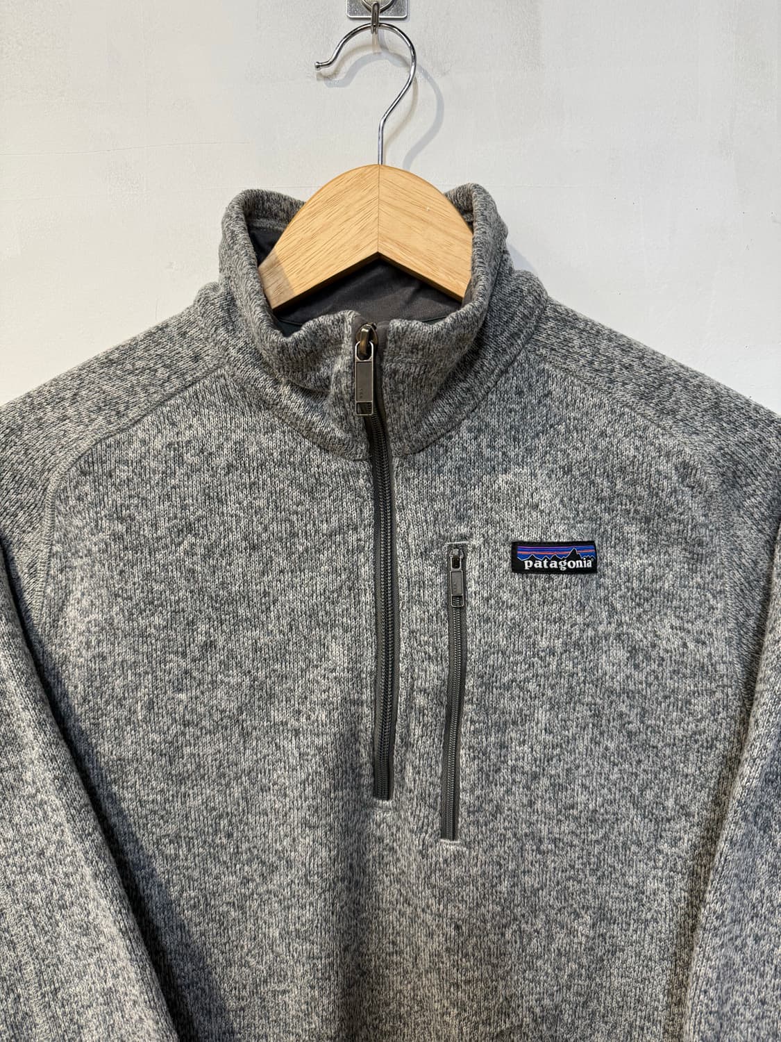 파타고니아 그레이 플리스 하프집업 상품이미지2