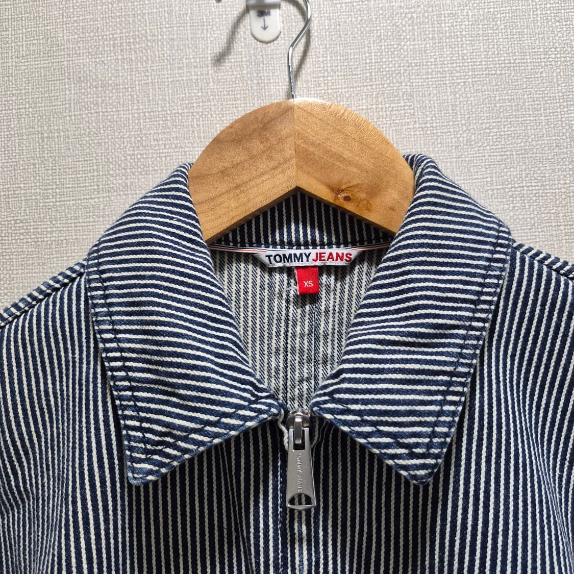(XS) 타미진스 스트라이프 박시 오버 셔츠 자켓 상품이미지2