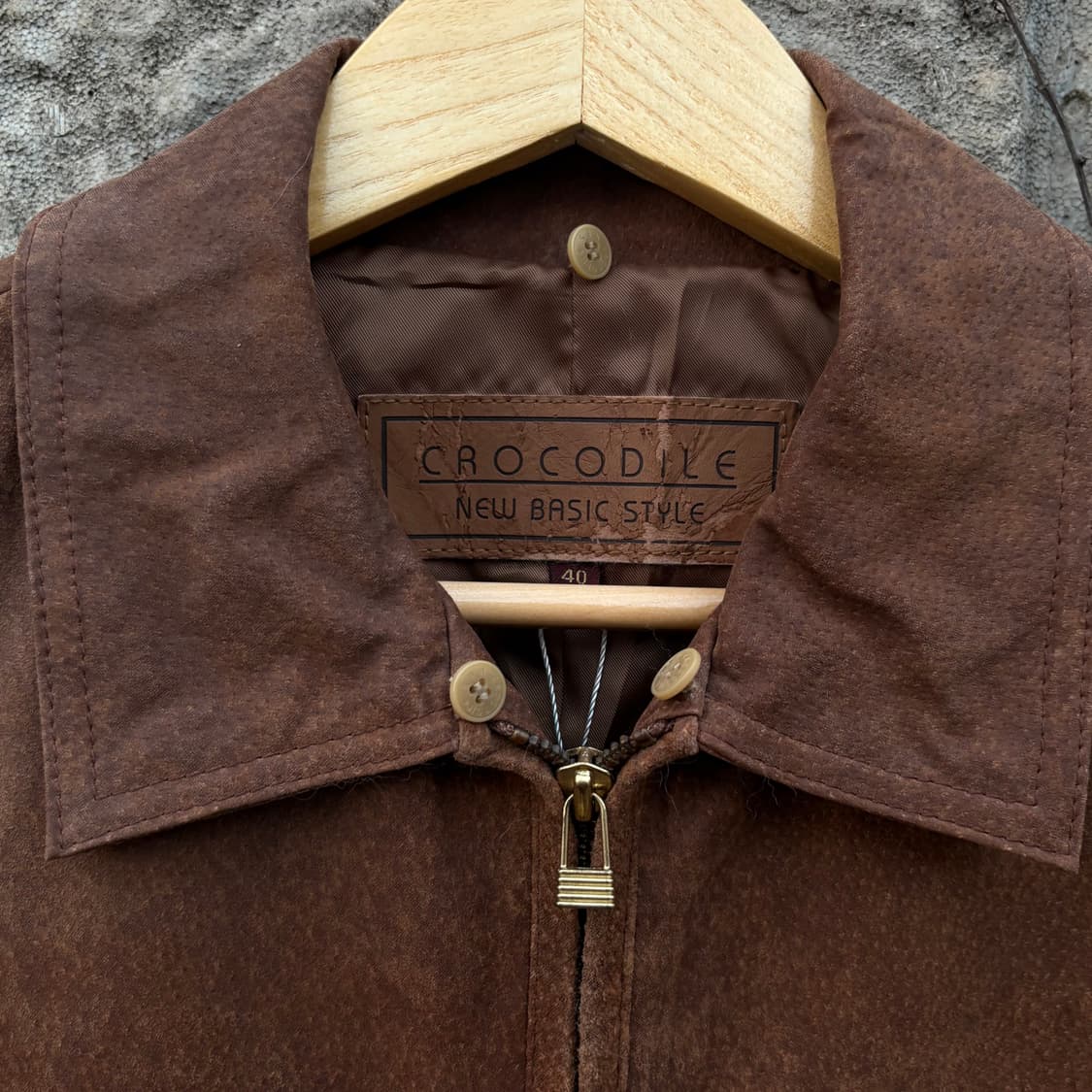 빈티지 너구리털 돈피 돼지가죽 스웨이드 모피 가죽 자켓 상품이미지9