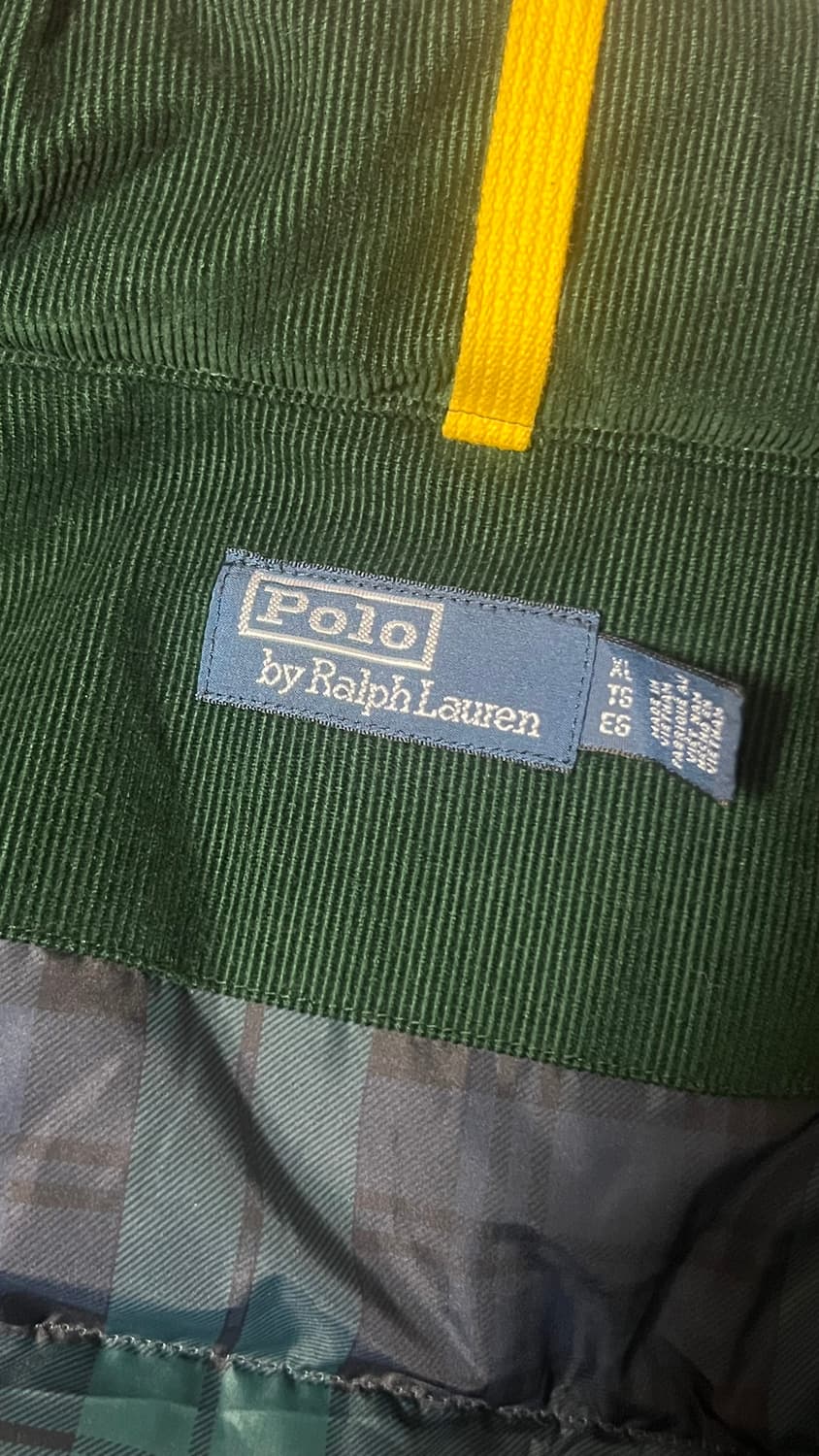 폴로 랄프로렌 코듀로이 다운 XL 상품이미지3