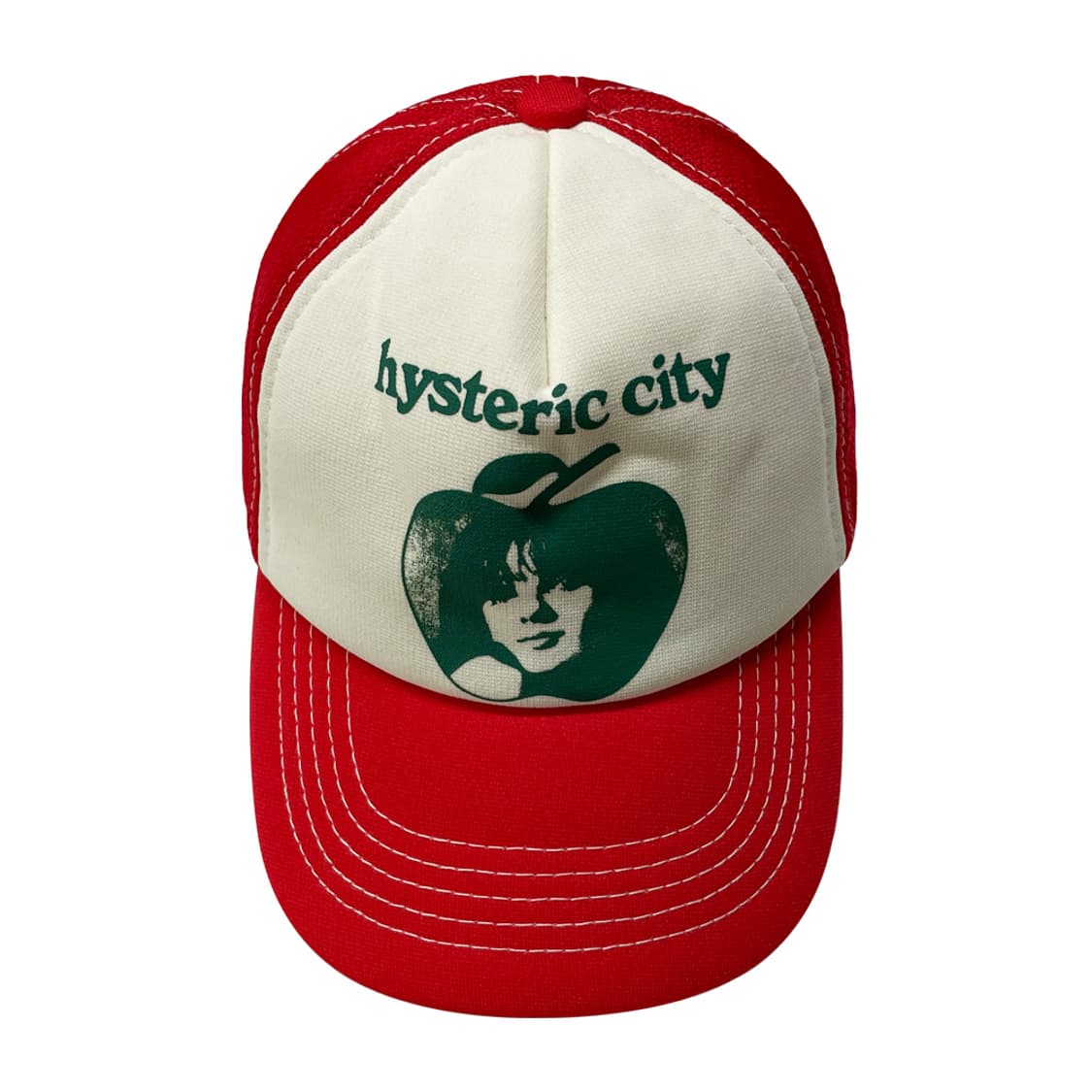 히스테릭글래머 메쉬캡 레드/화이트 상품이미지2