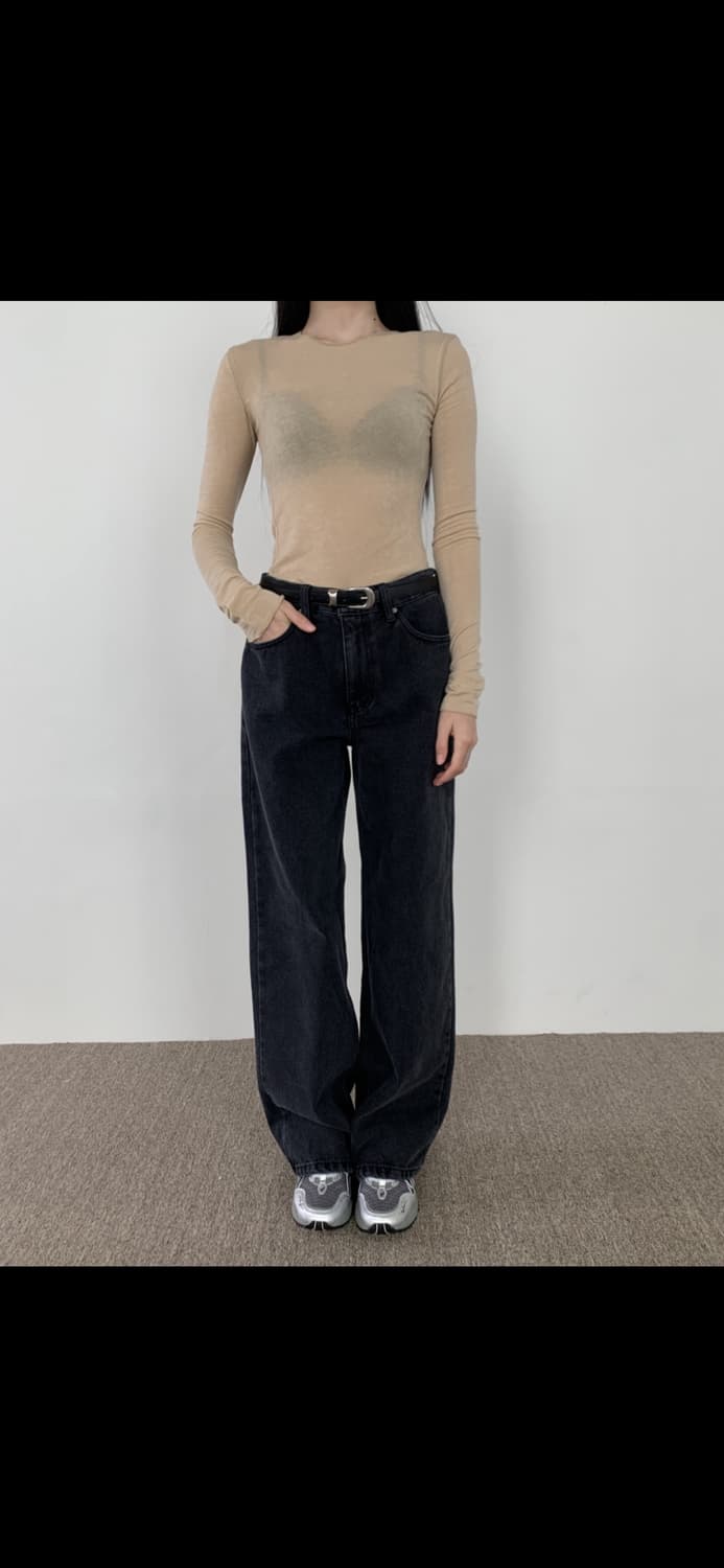 모흐 mohhe 흑청 데이즈 데님 상품이미지1