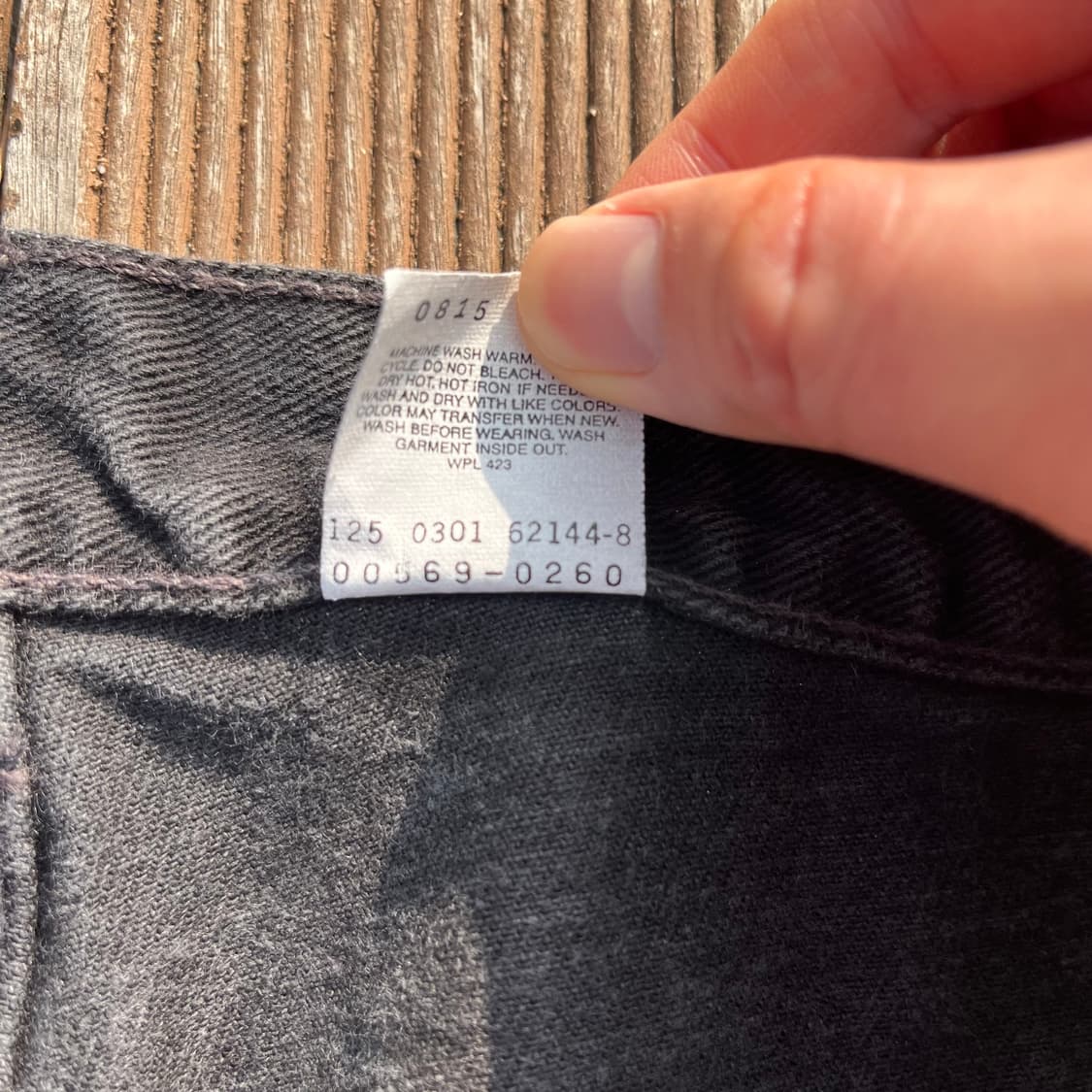 [38X32] 빈티지 리바이스 569 블랙 상품이미지3