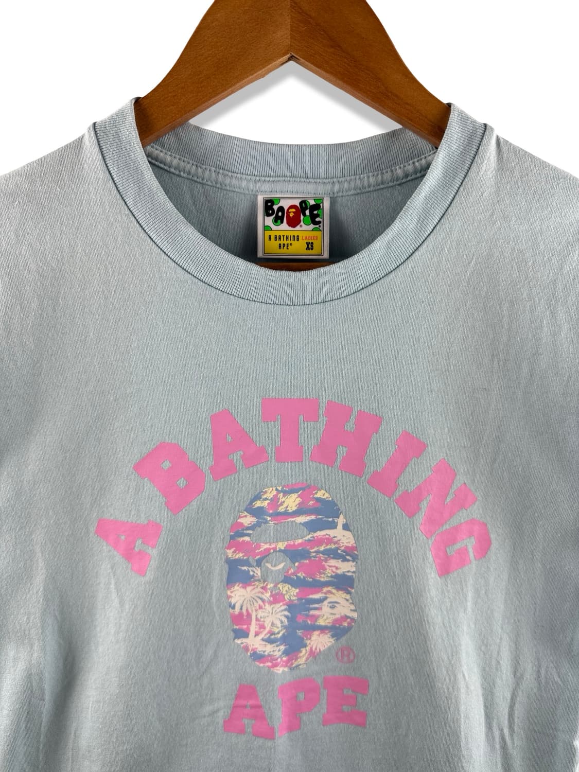 베이프 팜트리 카모컬리지 하늘 티셔츠3002 상품이미지3