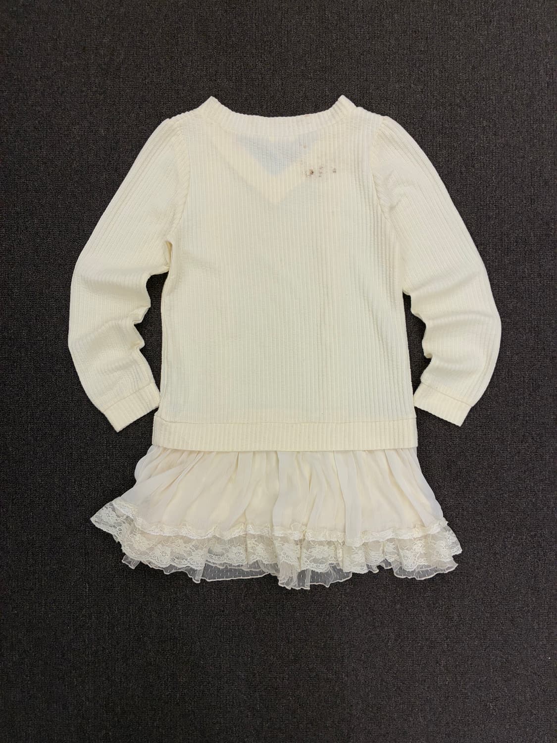 M)AXES FEMME 빈티지 여성 레이스업 디테일 프릴 원피스 상품이미지9