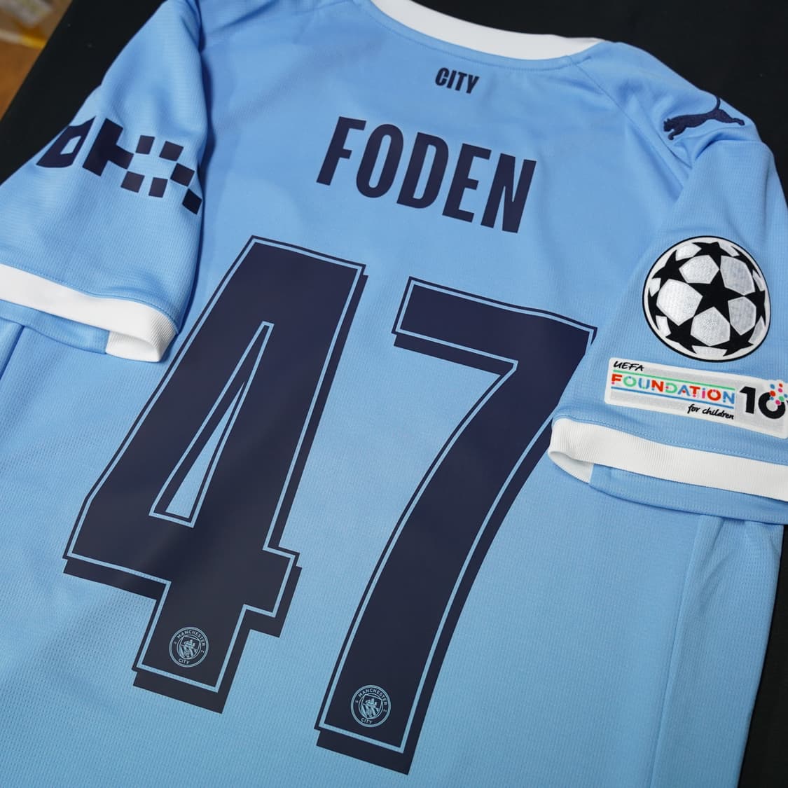 [해외 S~3XL] 25/26 맨시티 포든 챔스 홈 유니폼 상품이미지3