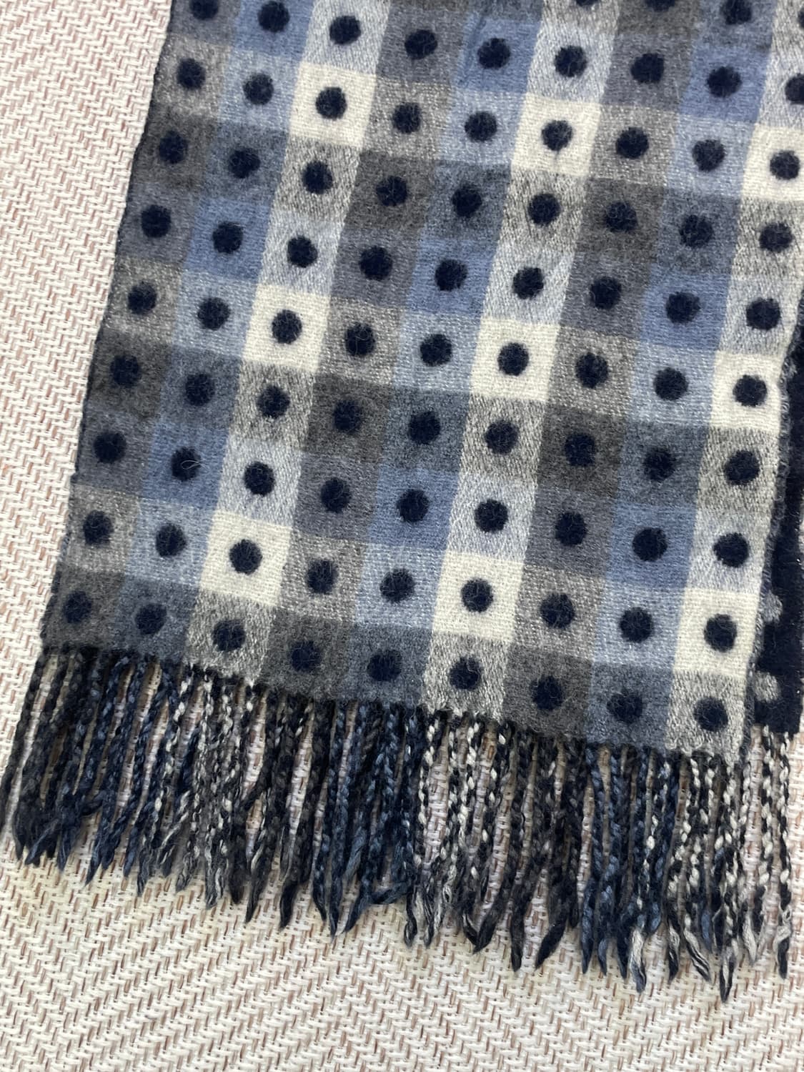 빈티지 리버시블 도트 머플러  J03992 상품이미지3