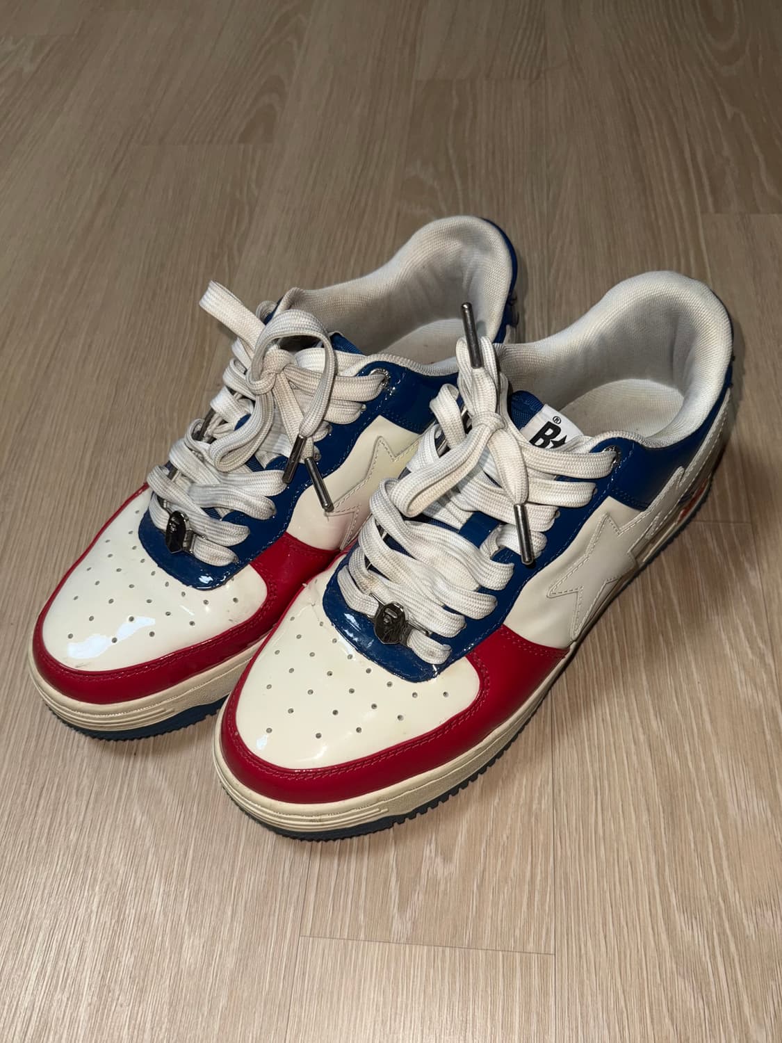 베이프 베이프 스타 로우 M1 화이트블루 275 상품이미지4