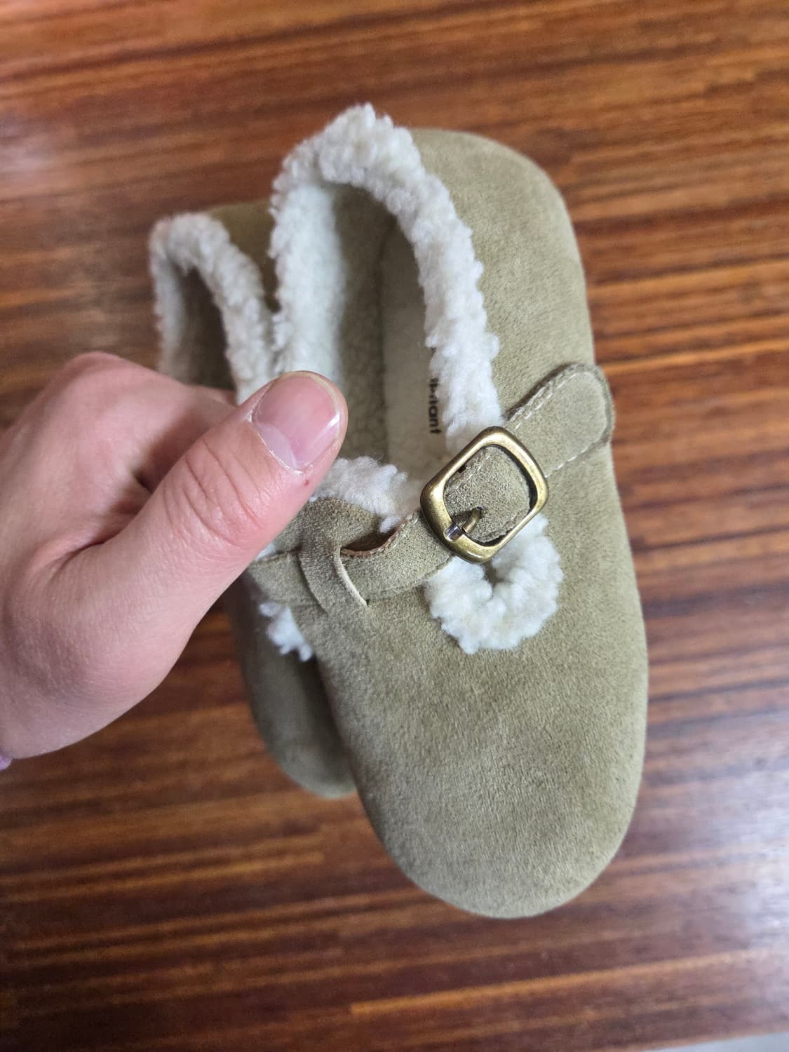 키펀트 키즈 스웨이드 안감털 신발 180 상품이미지6