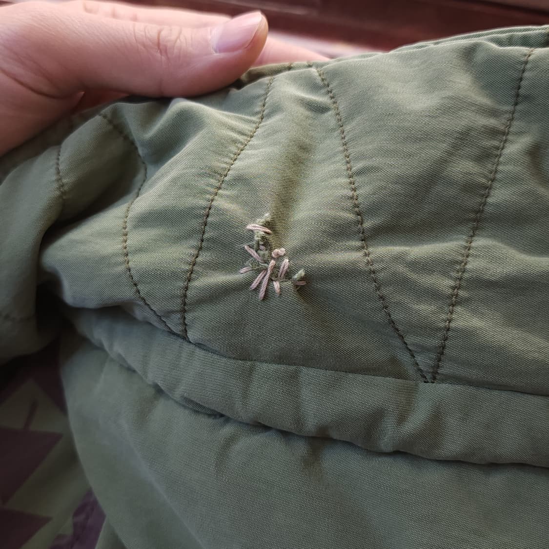 폴로 데님앤서플라이 n3b 다운 패딩 폴로 나바호 L 상품이미지9