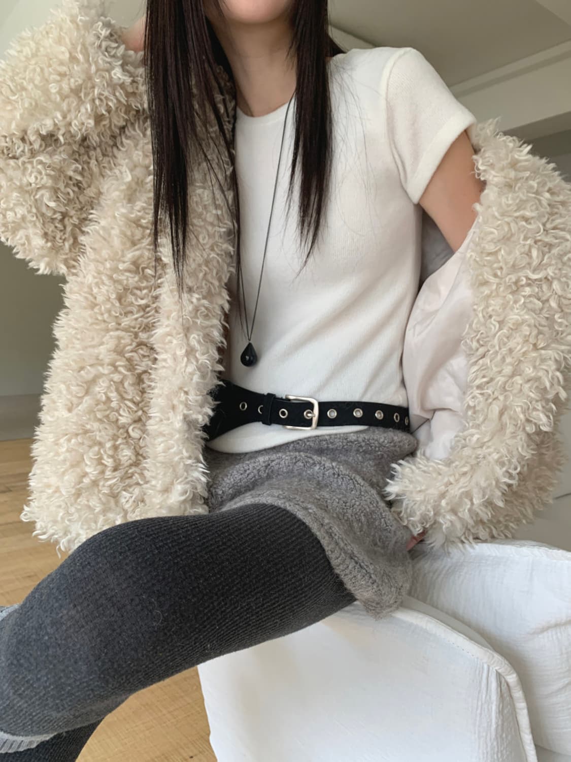 [무료배송] 원가 20만 원 고퀄 퍼자켓 새 것 상품이미지3