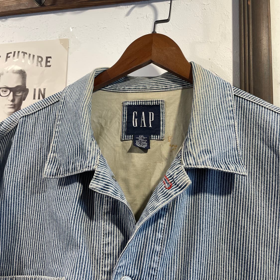 00s 갭 히코리 워크자켓 3XL 상품이미지4