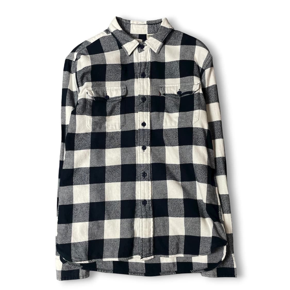 리바이스 블랙 화이트 투포켓 코듀로이 긴팔 셔츠 M 상품이미지1