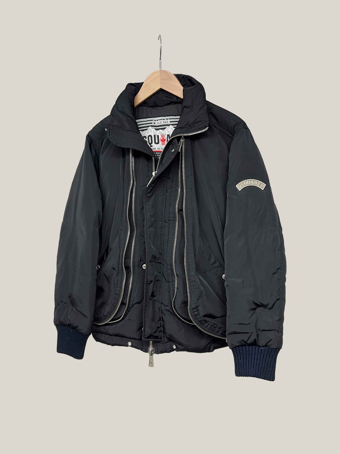 디스퀘어드 지퍼 레이어 푸퍼자켓 상품이미지1