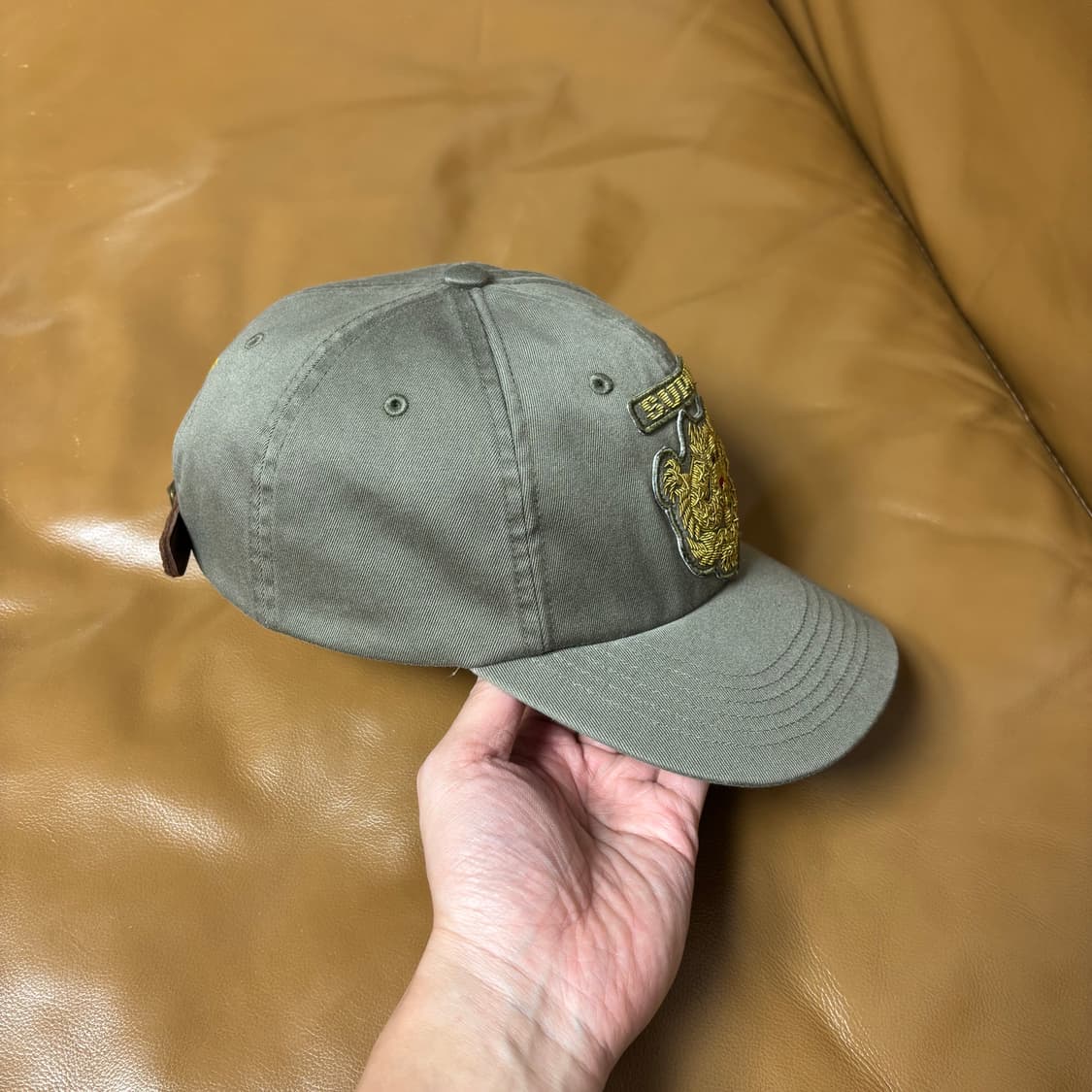 슈프림 6패널 볼캡 모자 드래곤 올리브 카키 상품이미지3