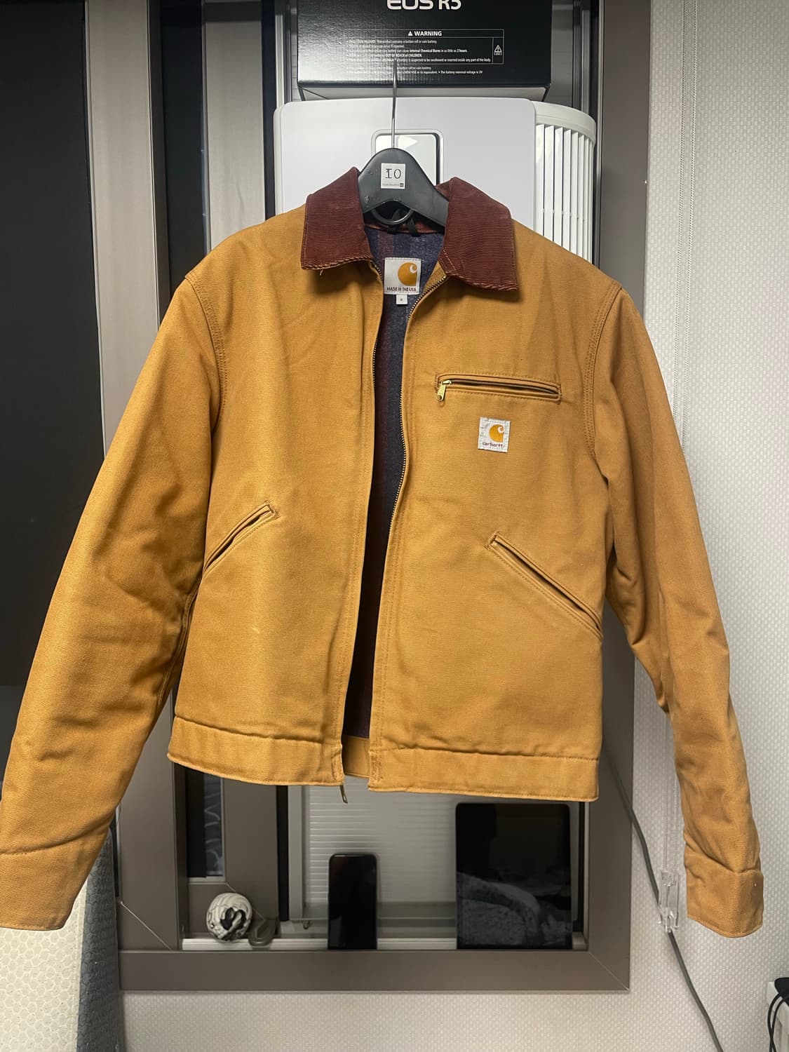 칼하트 디트로이트 자켓 j001 브라운 (S) 상품이미지1