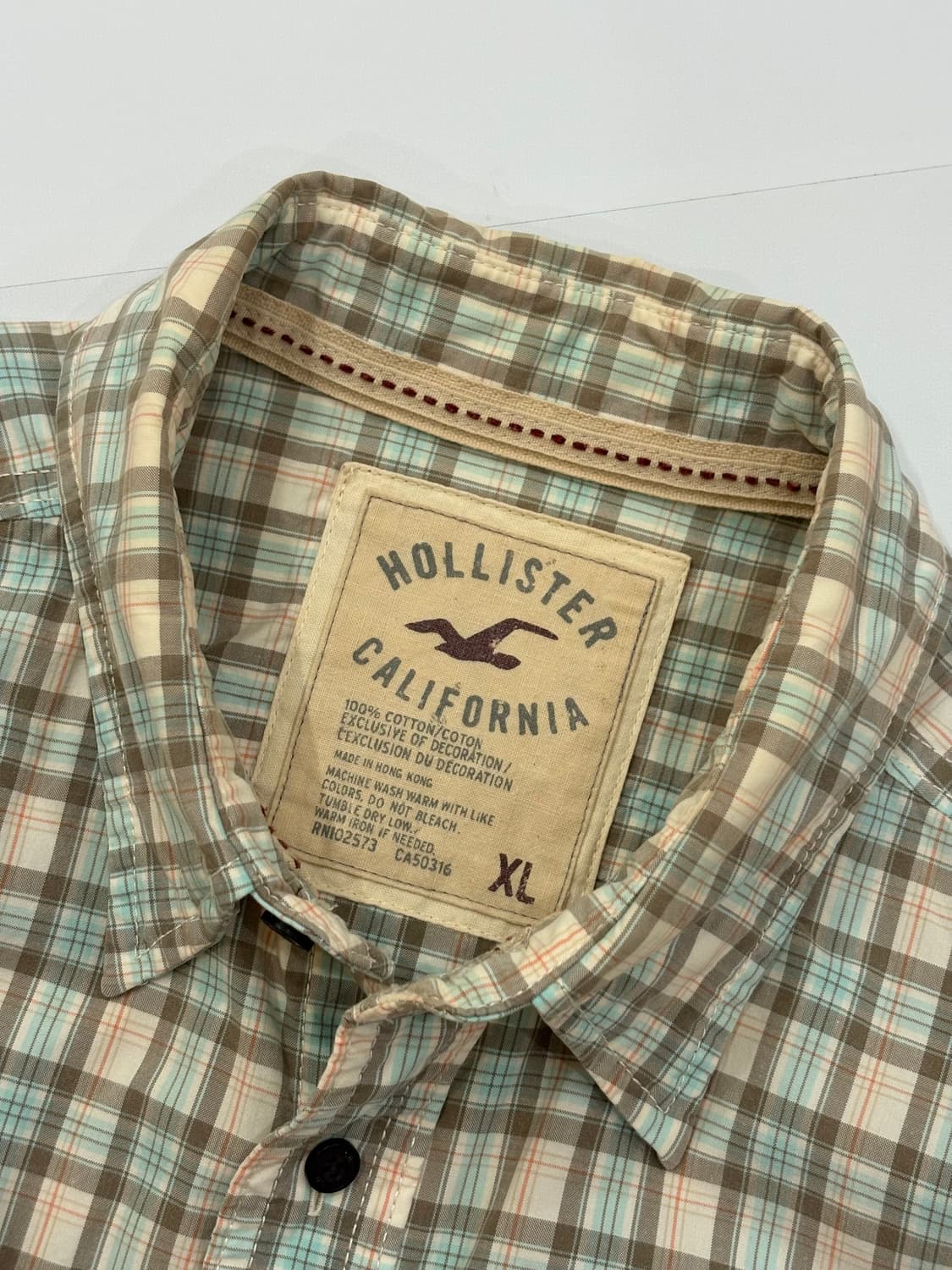 홀리스터 웨스턴 체크 셔츠 상품이미지3