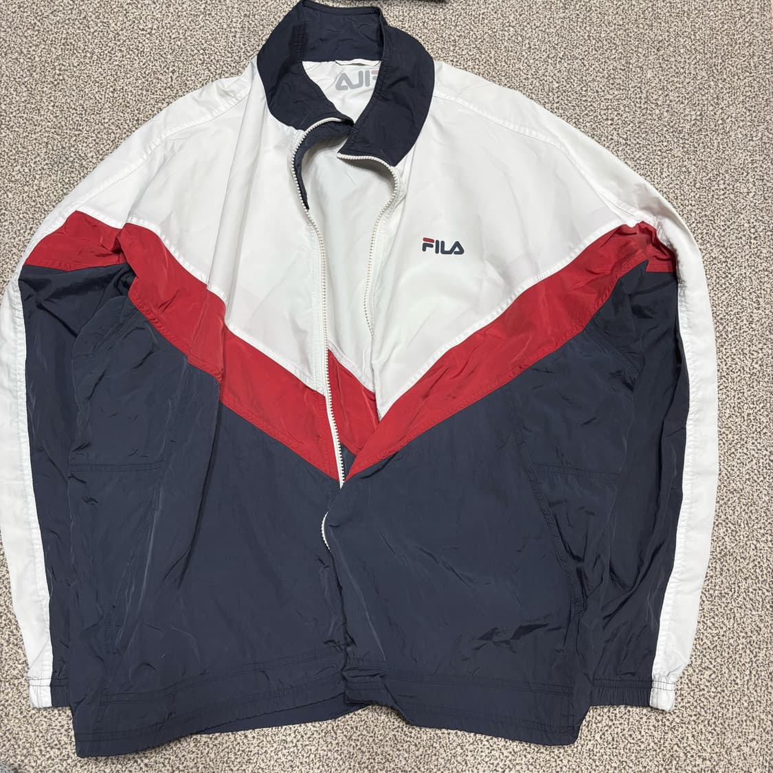 [택포] Fila 90‘s 올드스쿨 휠라 바람막이 웜업  [A] 상품이미지1