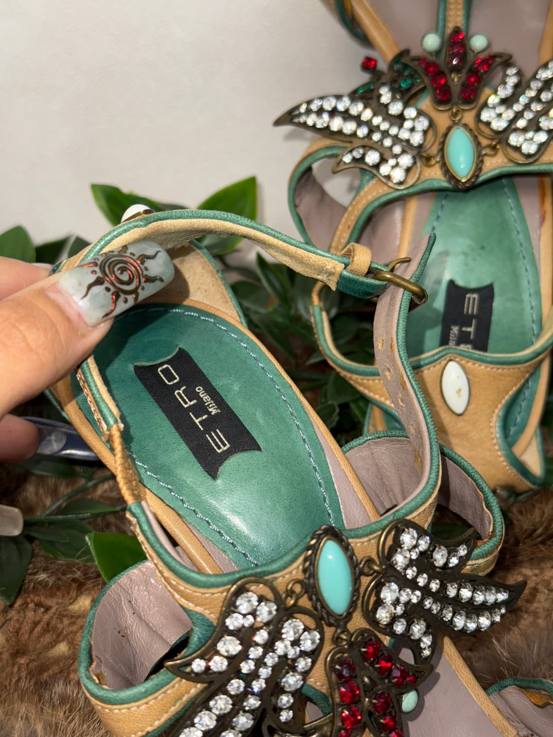 ETRO fairy cubic heel sandals  상품이미지7