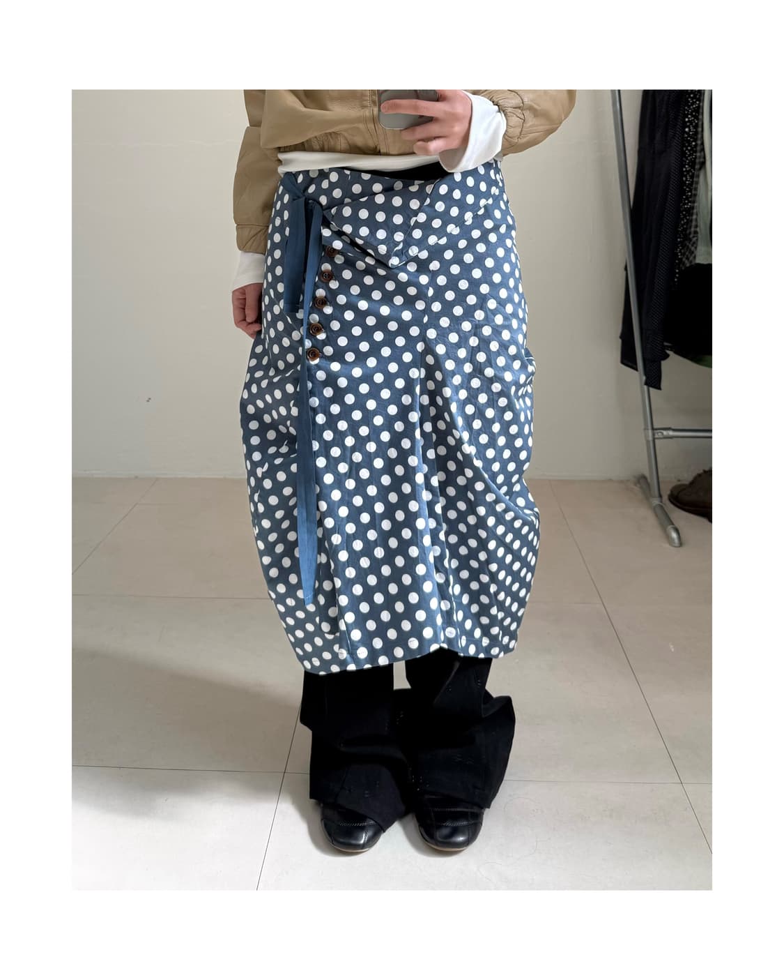 Somari 도트 스커트 상품이미지1
