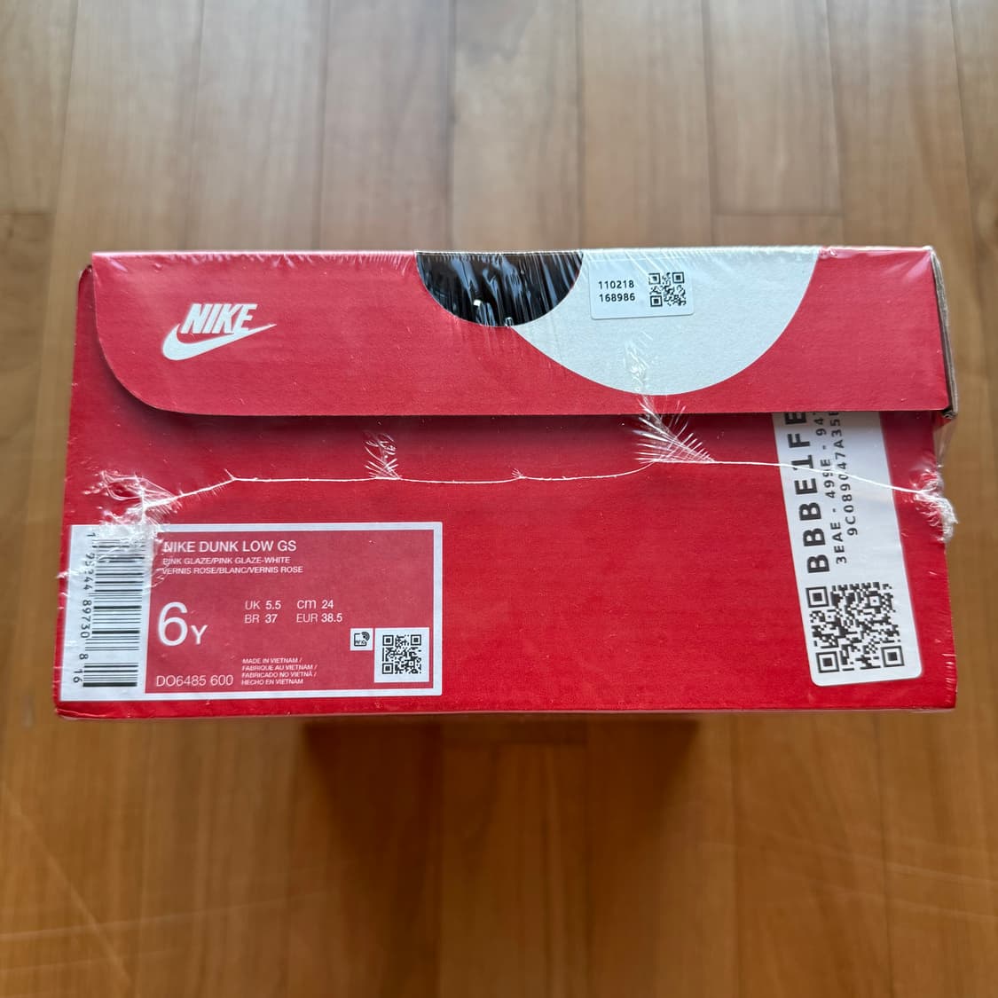 240 나이키 덩크 로우 핑크 벨벳 상품이미지3