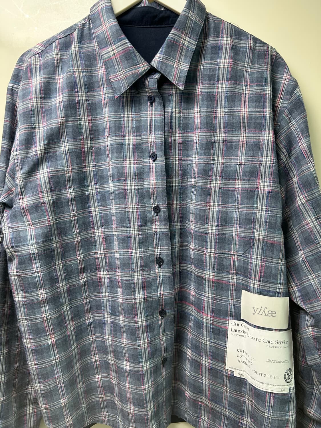 Yiyae 이예 리버서블 셔츠 상품이미지3