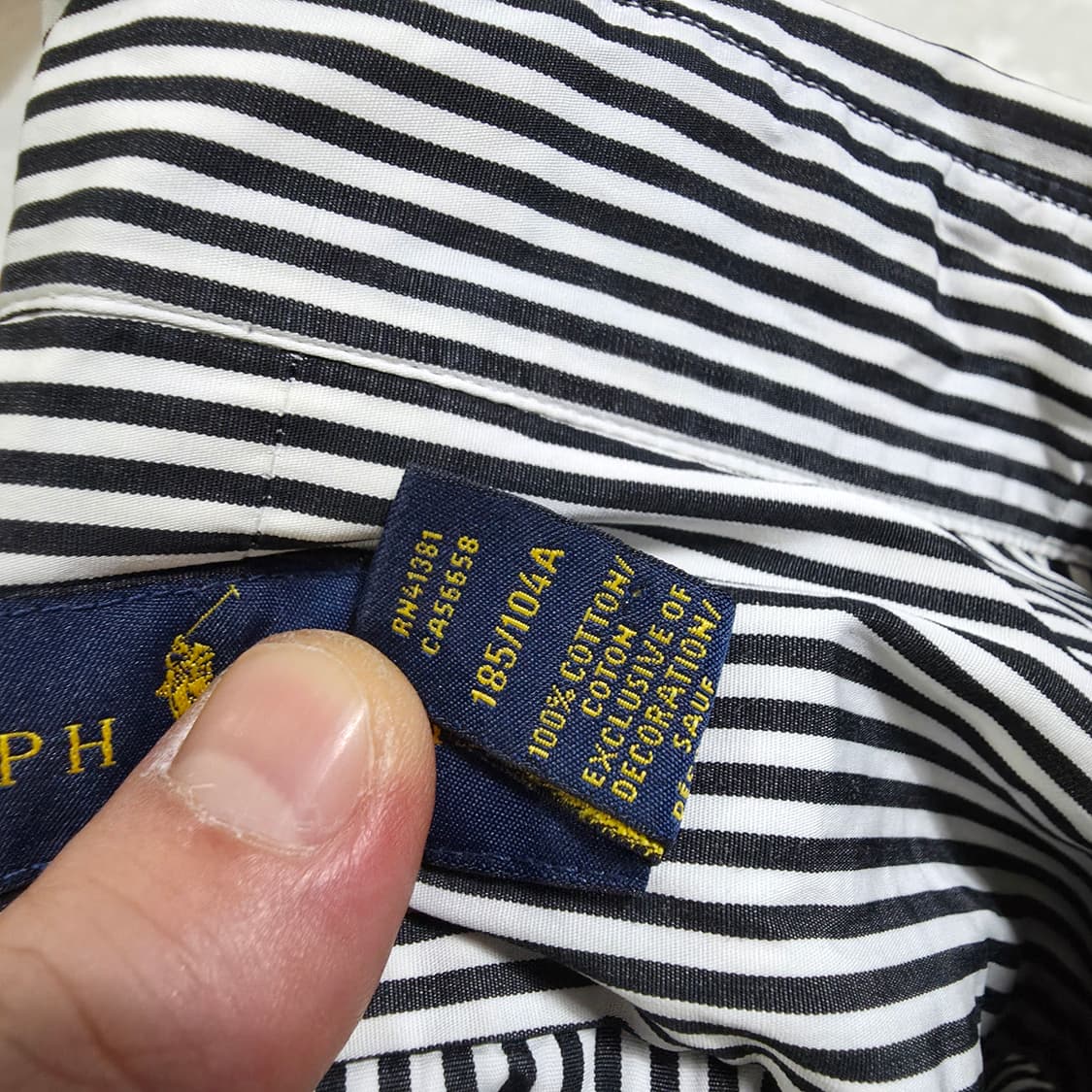 (XL)폴로 스트라이프 셔츠  상품이미지5