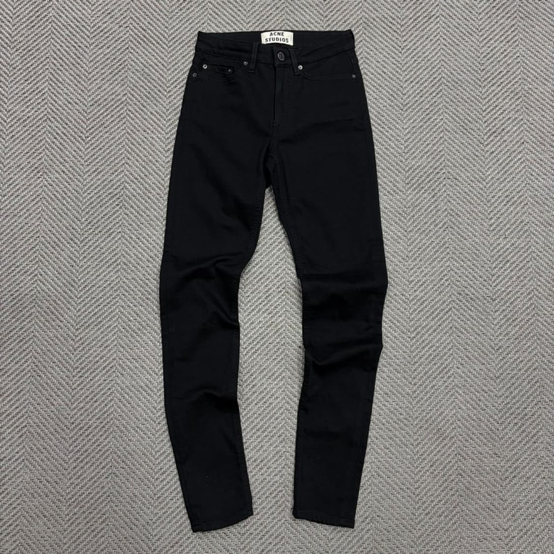 아크네스튜디오 블랙 코튼팬츠 v1491 상품이미지1