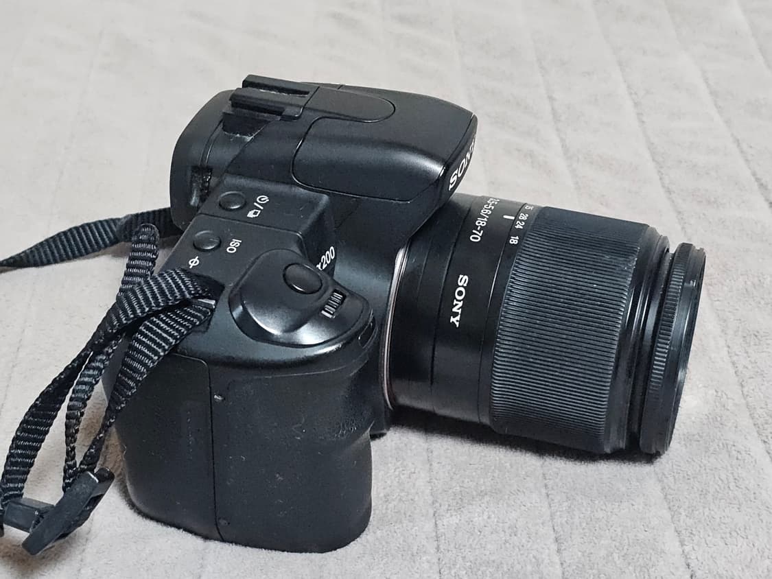 소니 알파 A200 DSLR 카메라 상품이미지5