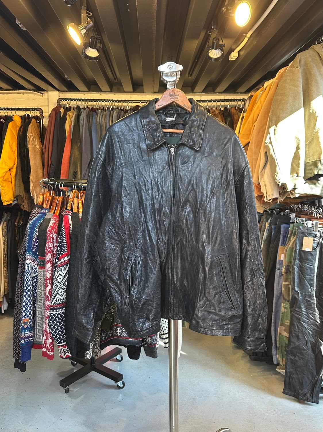 헤비 리얼 레더 플라이트 가죽 자켓 상품이미지1