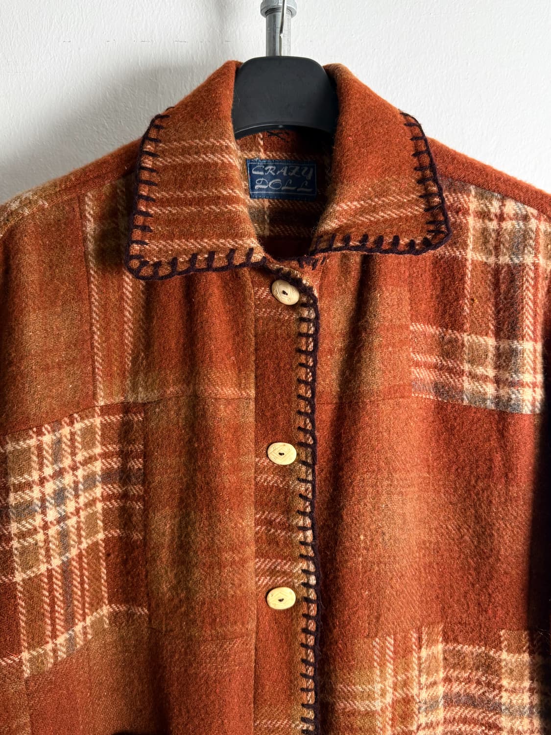 Crazy Doll Handstitch Wool Jacket 상품이미지3