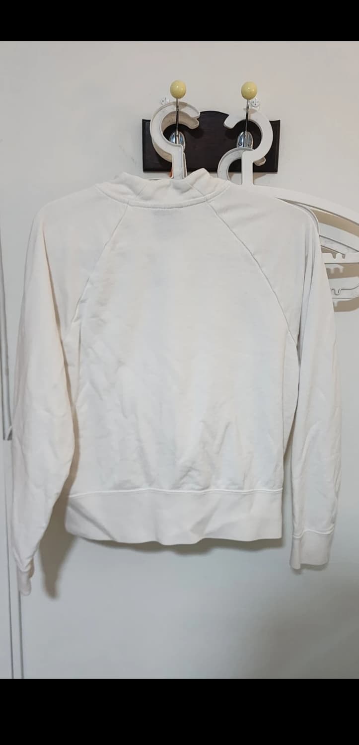 나이키 화이트 크롭 맨투맨 M 상품이미지3