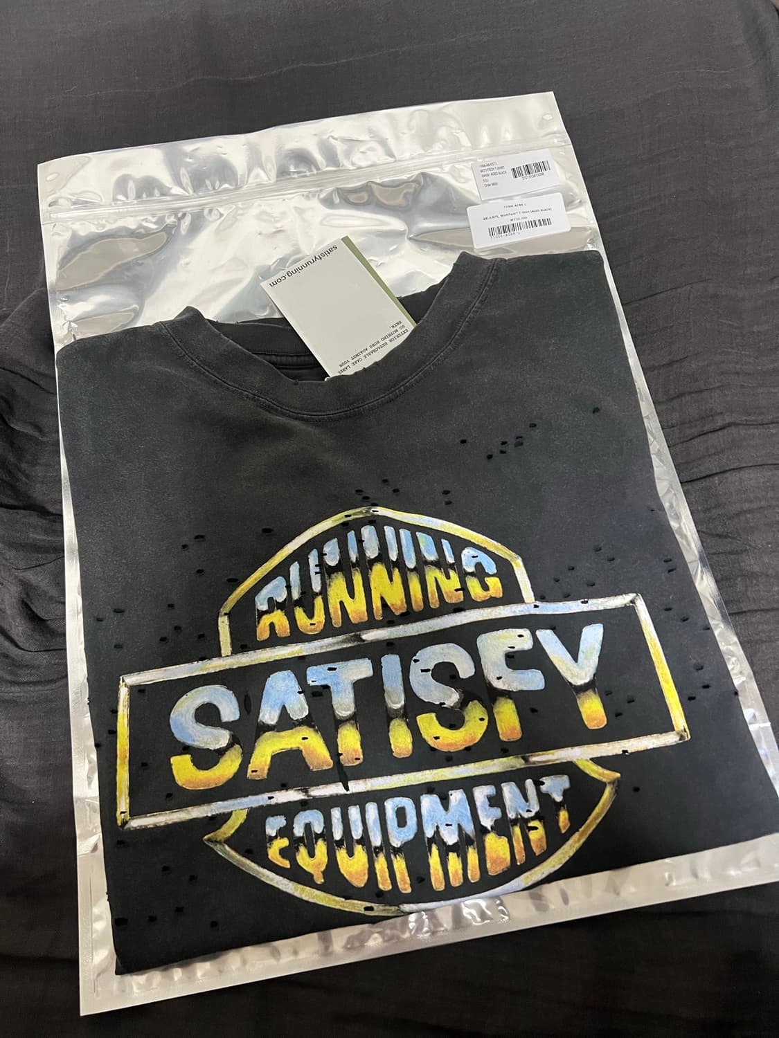 새티스파이 티셔츠 L 상품이미지3