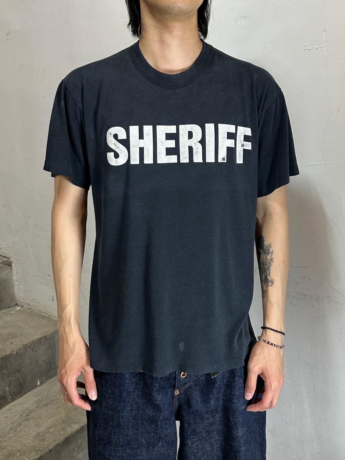 90's SHERIFF 빈티지 보안관 티셔츠 싱글스티치 상품이미지4