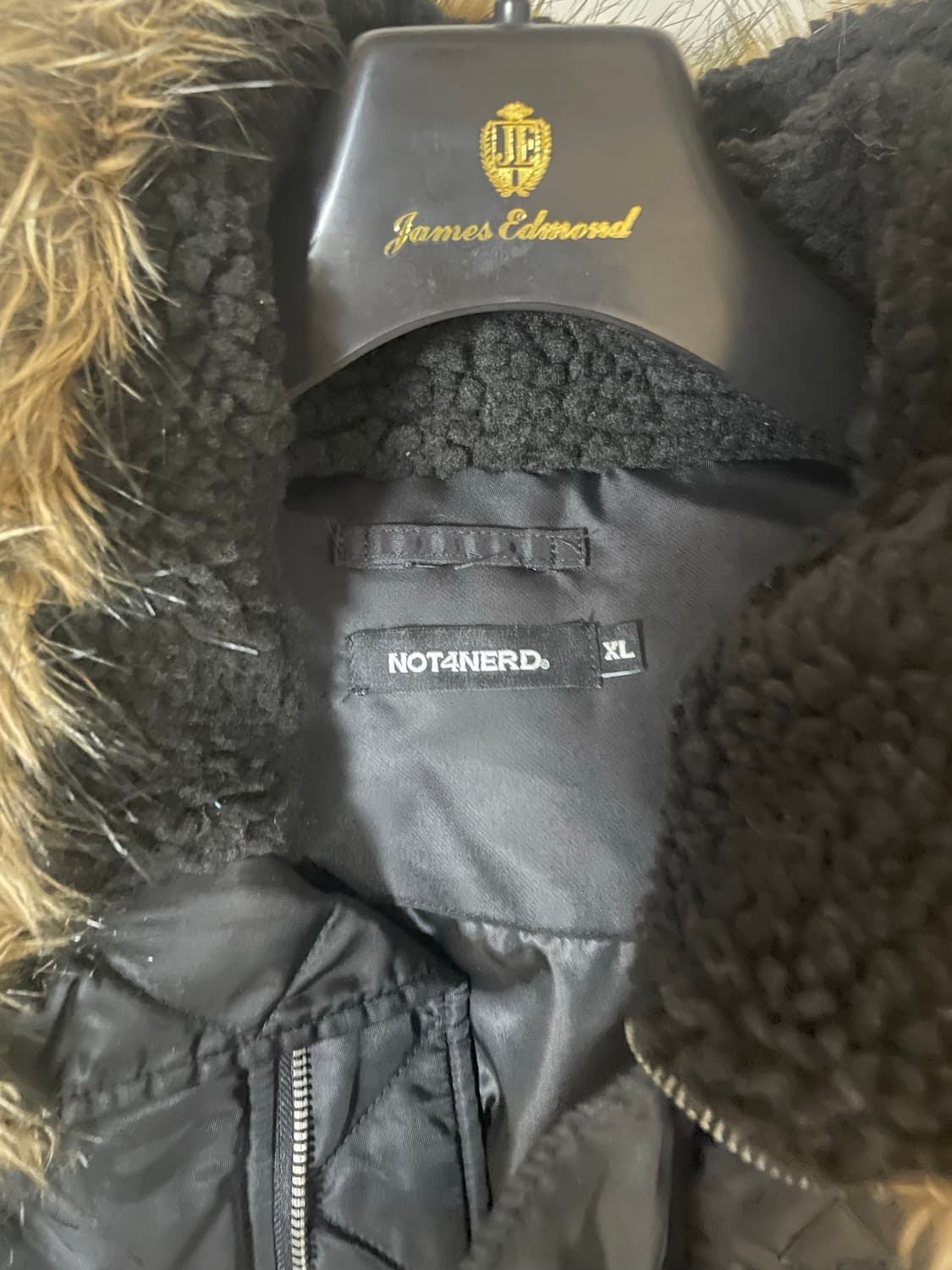 낫포너드 야상 봄버 자켓 블랙 상품이미지2