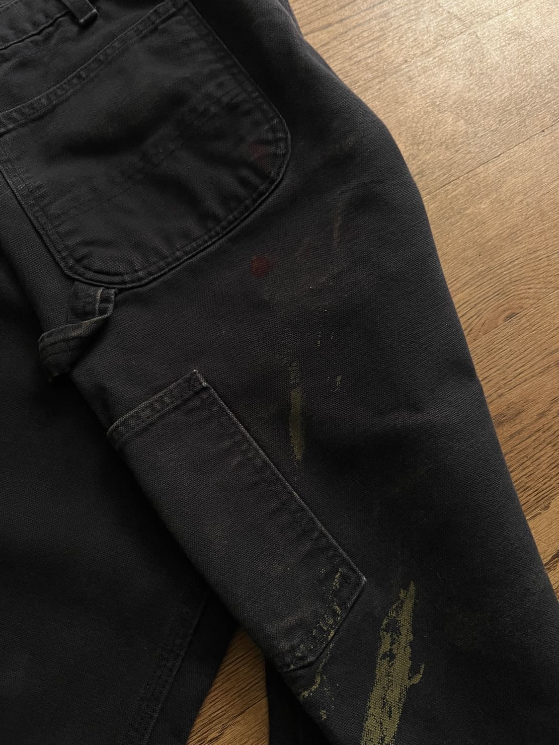 [36]칼하트 USA 빈티지 페인팅 미드나잇 네이비 카펜터 워크 팬츠 상품이미지7