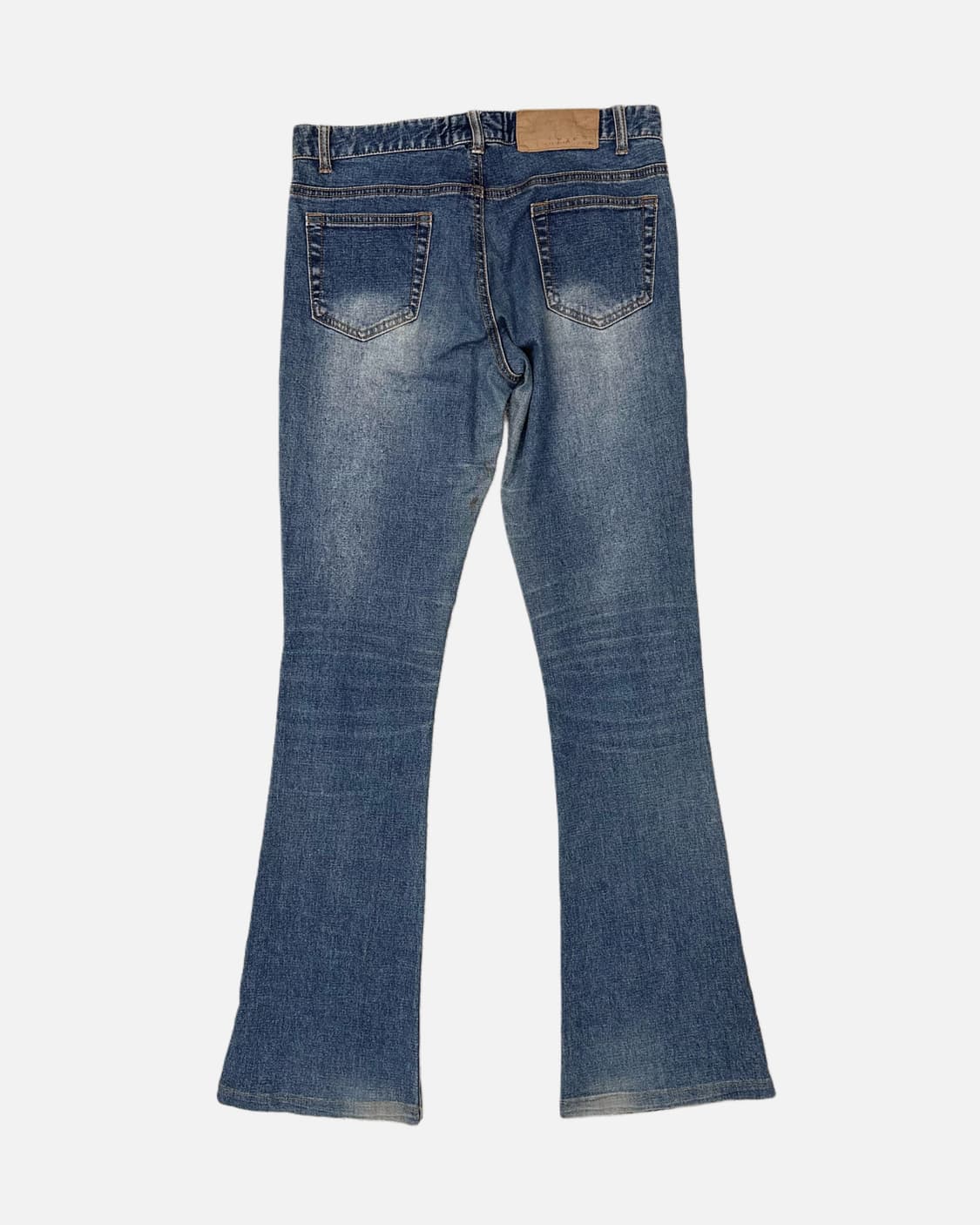 grunge painting low-rise boot-cut jean 상품이미지6