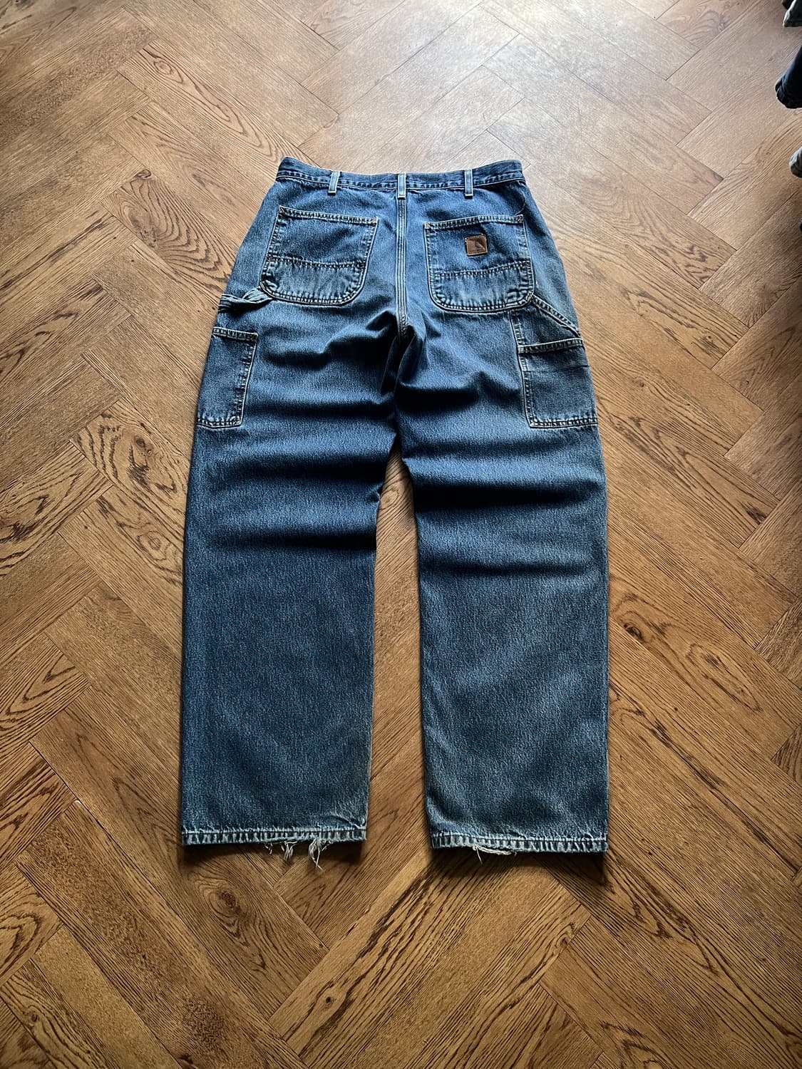 [33]칼하트 USA 빈티지 워싱 카펜터 싱글니 워크 데님 팬츠 상품이미지6