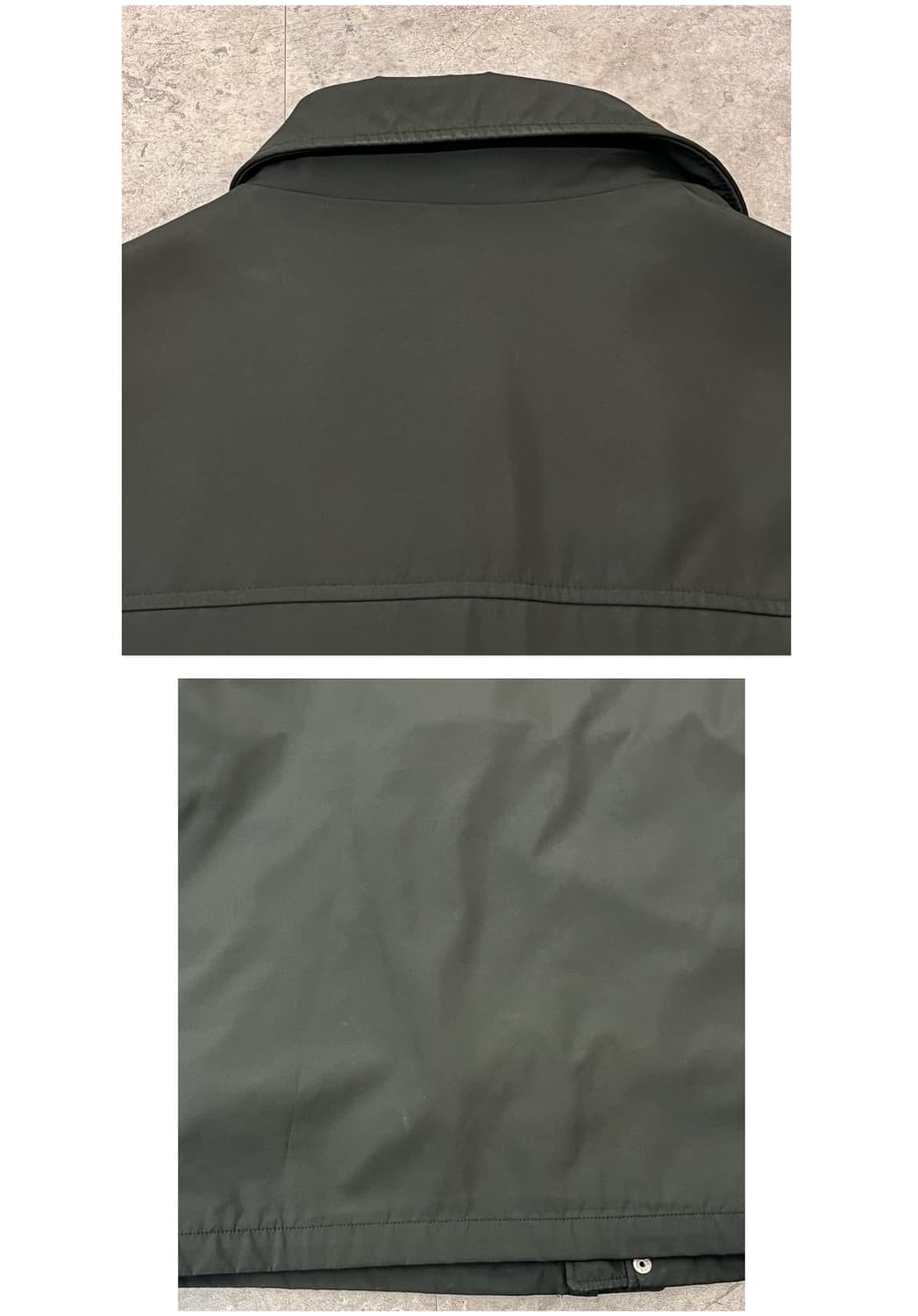 입생로랑 카라 버튼 자켓 딥그린 95 #csz1884 상품이미지8